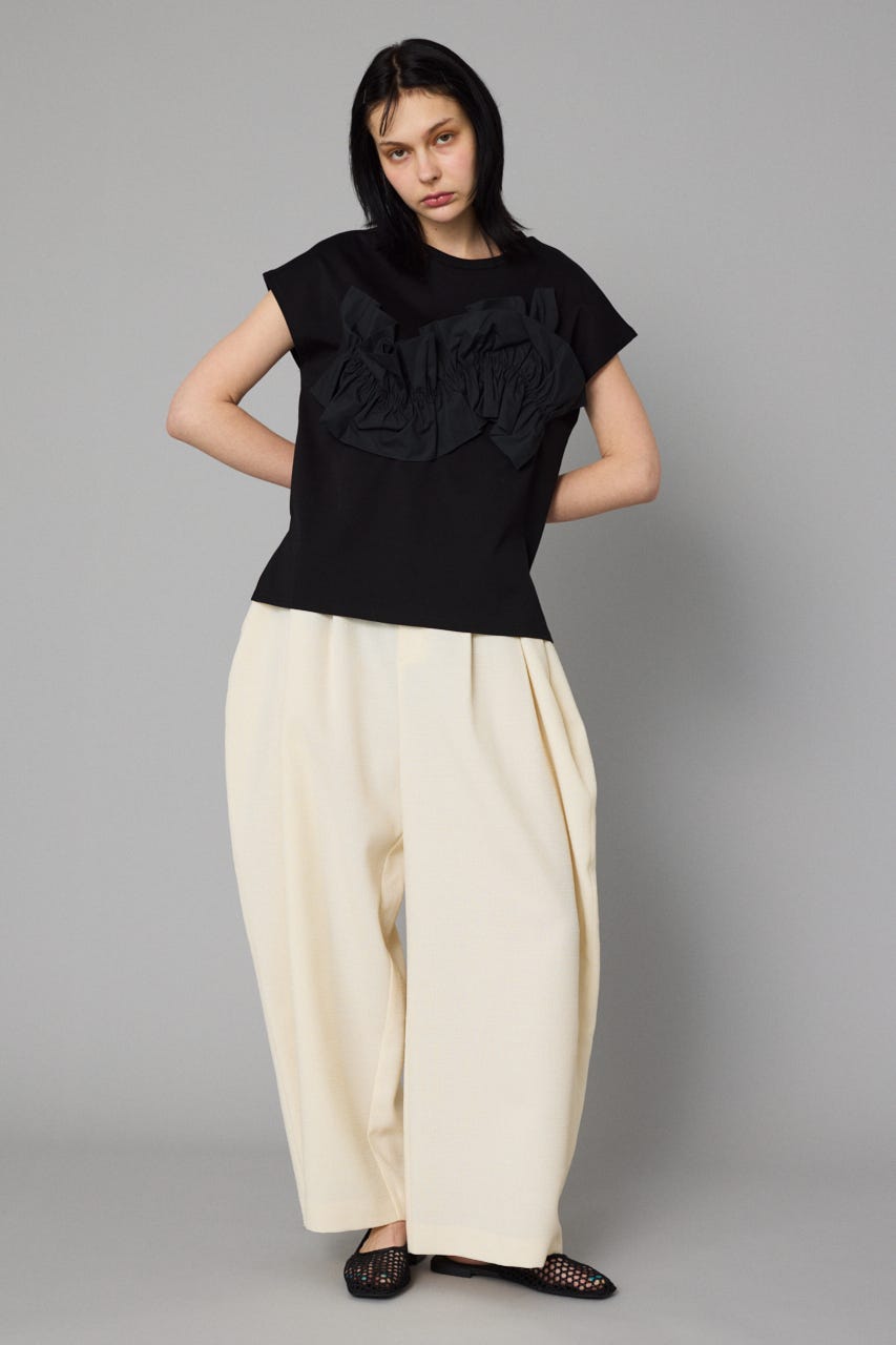 トップス HeRIN.CYE Wave attachment tops HeRIN.CYE｜Wave attachment tops | Rakuten Fashion(楽天