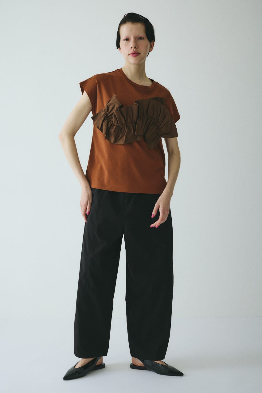 HeRIN.CYE | Wave attachment tops (Tシャツ・カットソー(半袖