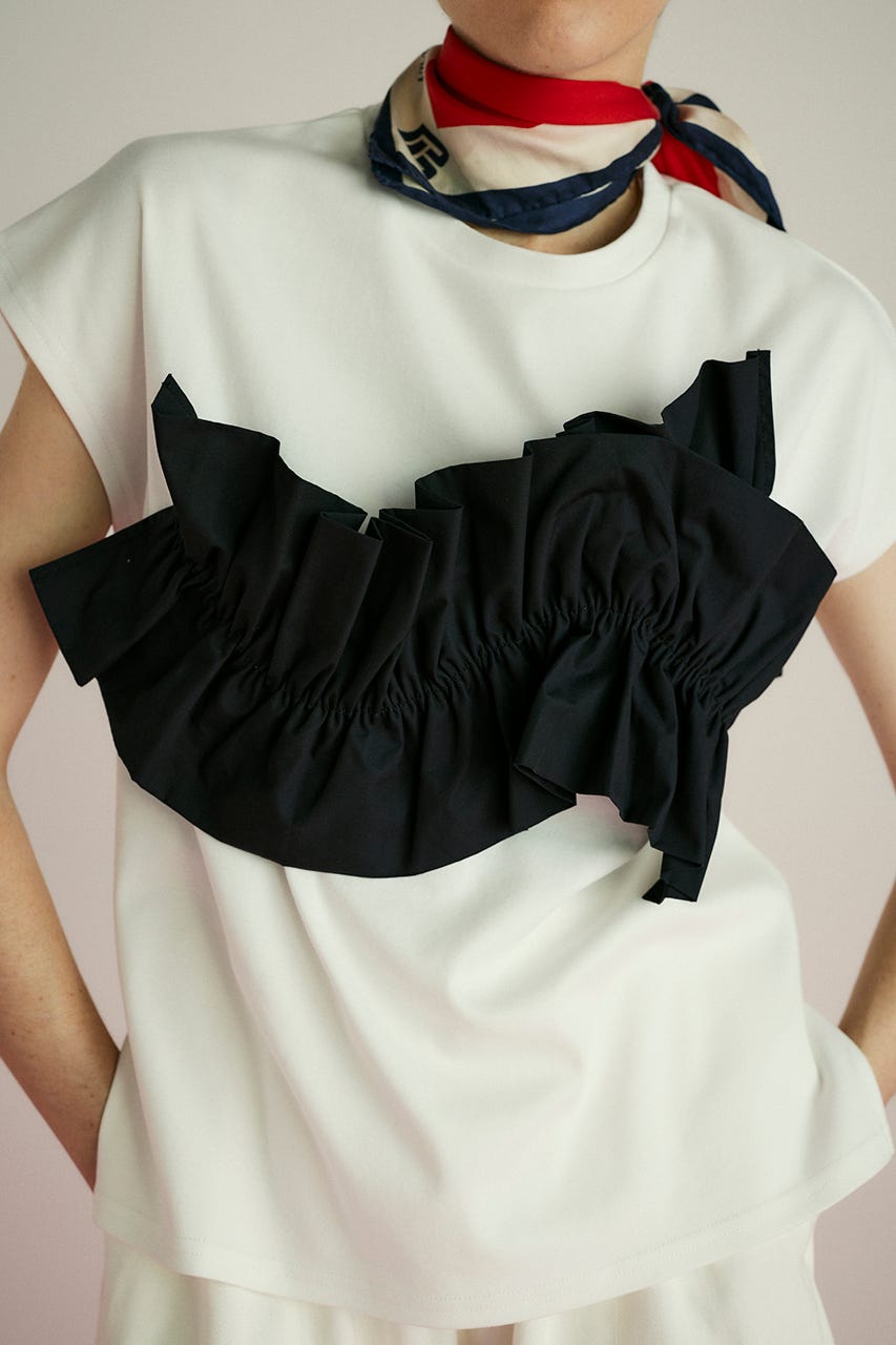 Wave attachment tops WHT FREE