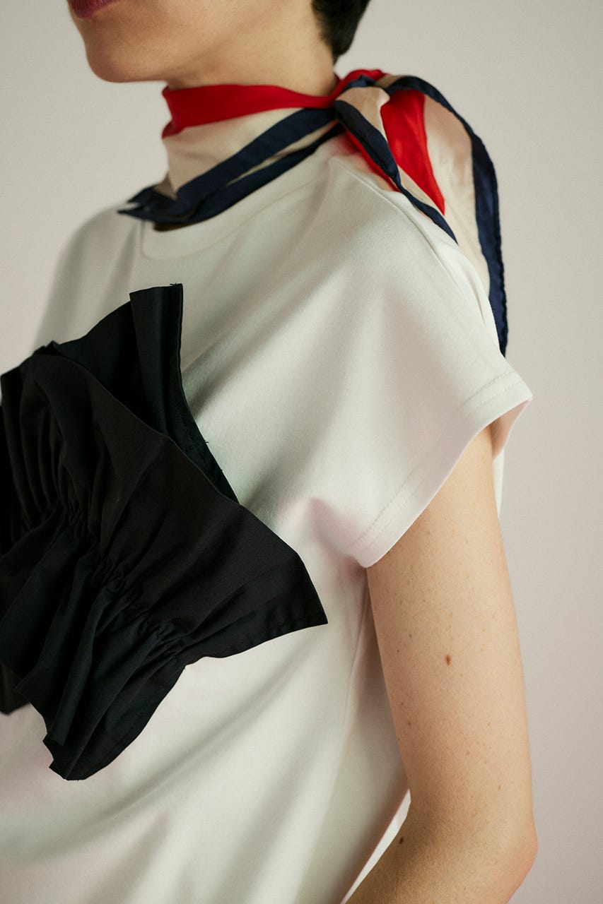 トップス HeRIN.CYE Wave attachment tops HeRIN.CYE｜Wave attachment tops | Rakuten Fashion(楽天