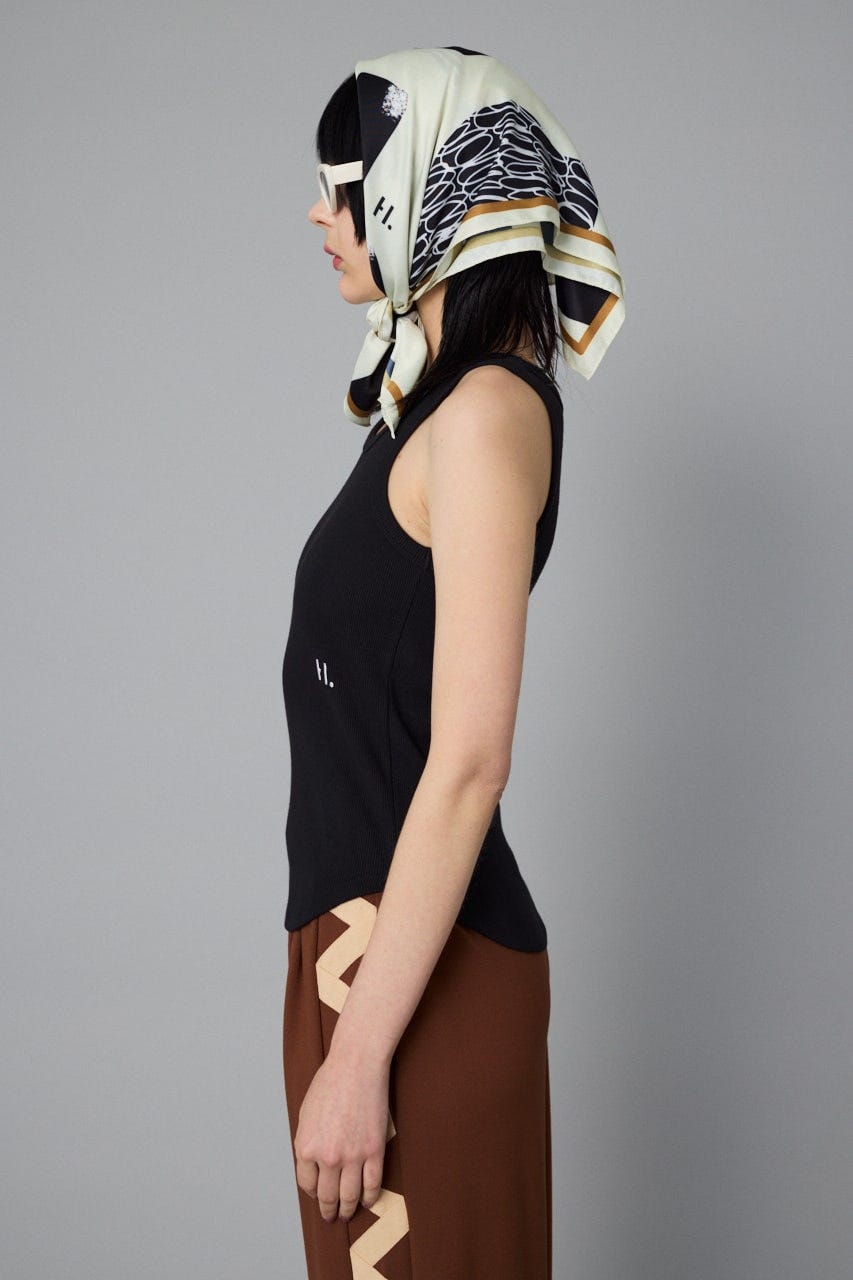 H tank top BLK FREE