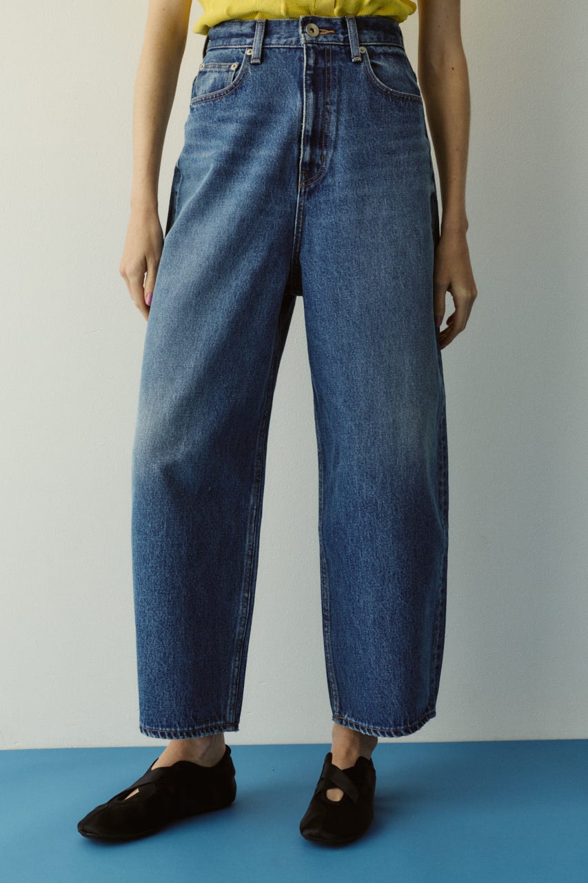 ［予約］straight denim pants BLU 36