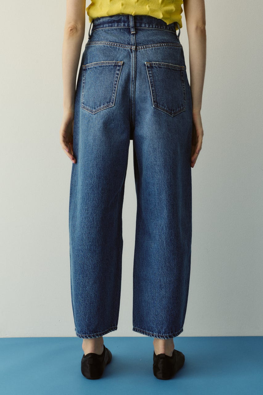 ［予約］straight denim pants BLU 36