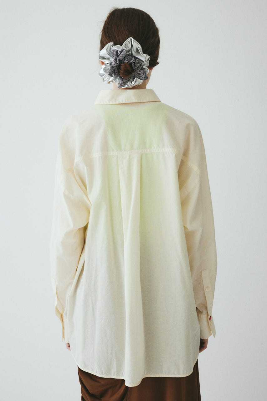 ［予約］Round cut loose shirts IVOY FREE