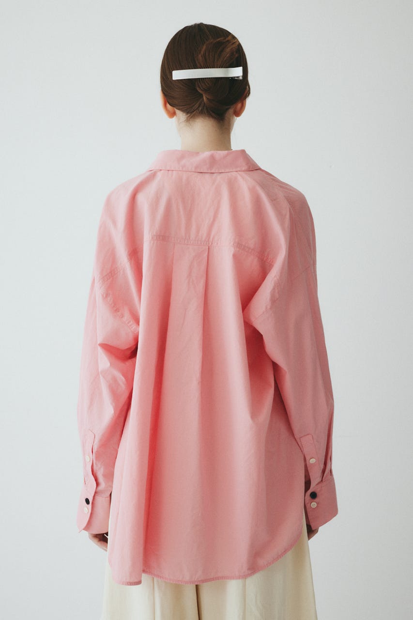 ［予約］Round cut loose shirts L/PNK FREE