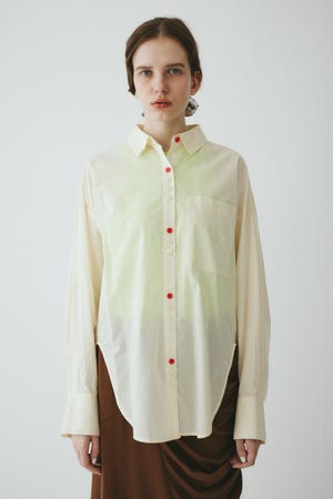 ［予約］Round cut loose shirts