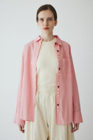 ［予約］Round cut loose shirts