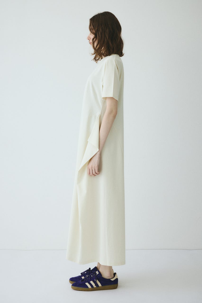 【ポイントアップ+4％対象商品】［予約］Deformation flare cut onepiece O/WHT FREE