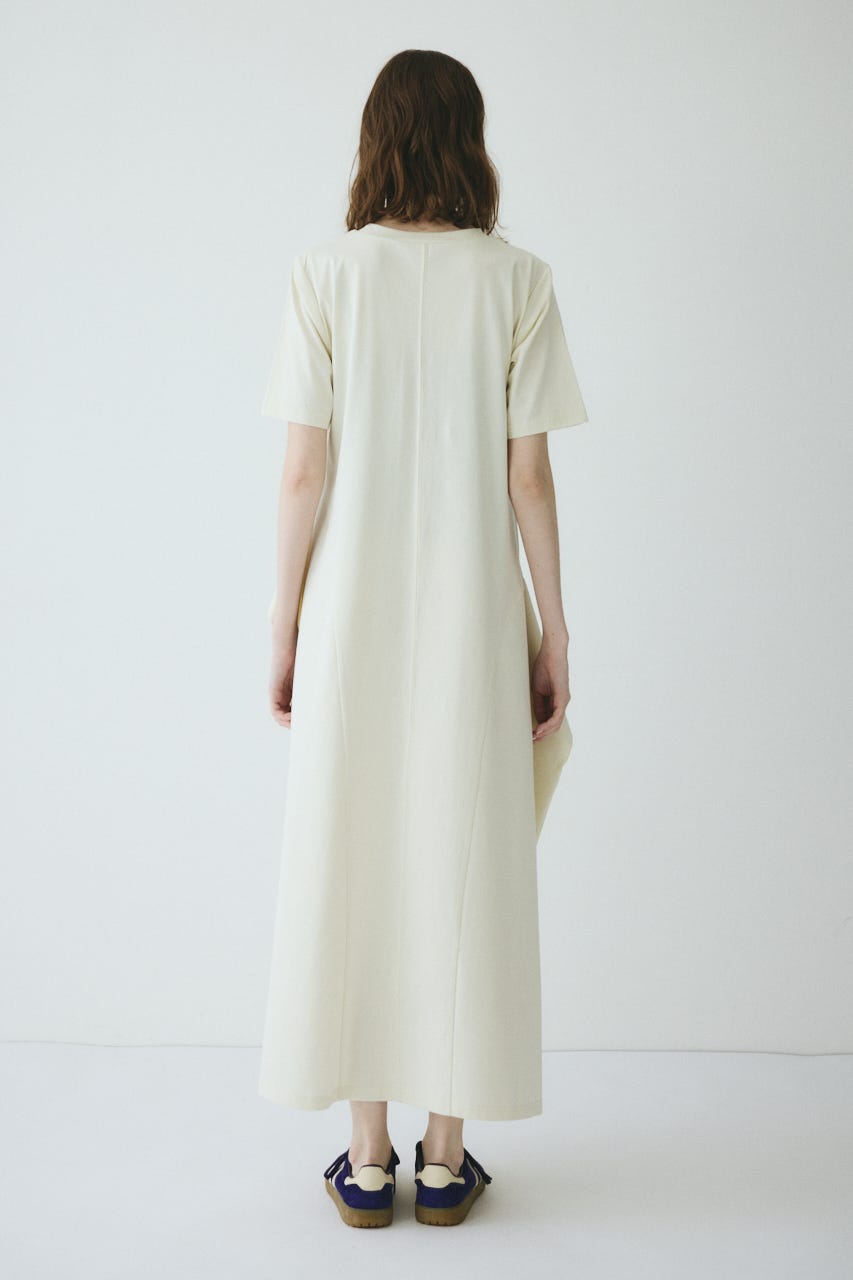 【ポイントアップ+4％対象商品】［予約］Deformation flare cut onepiece O/WHT FREE