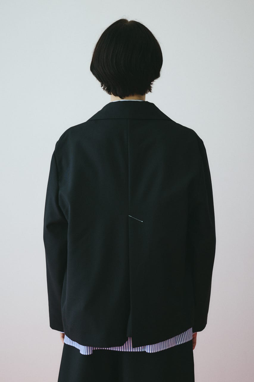［予約］Sheer loose jacket BLK FREE