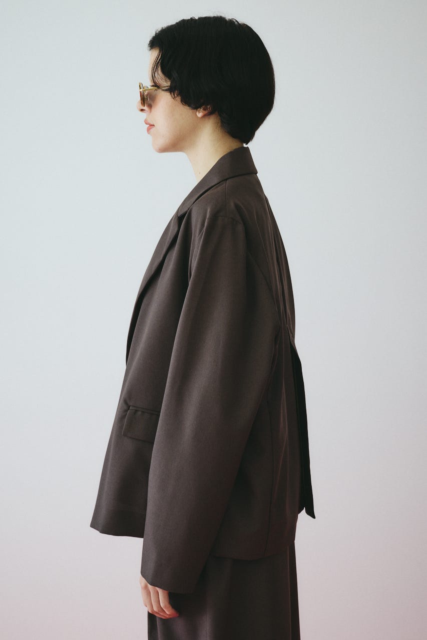 ［予約］Sheer loose jacket BRN FREE