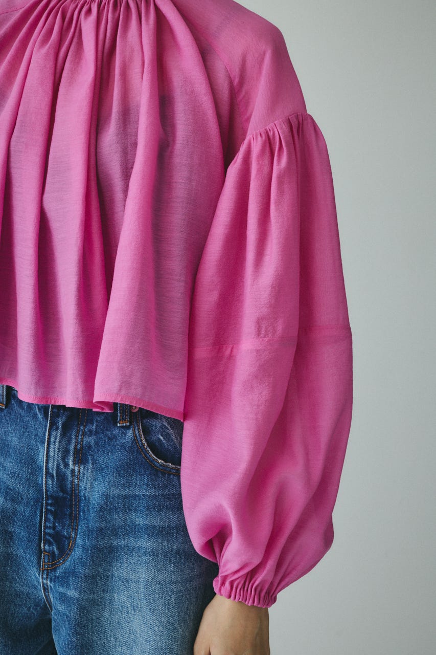 ［予約］Volume sleeve blouse PNK FREE