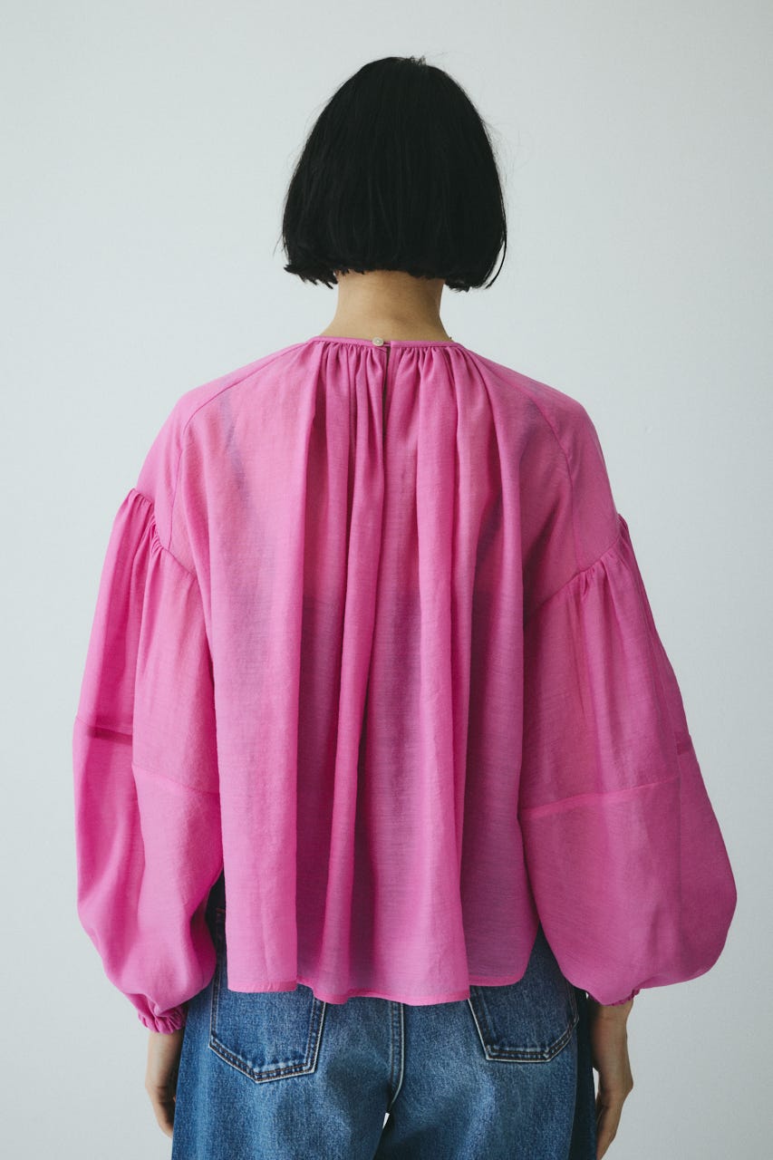 ［予約］Volume sleeve blouse PNK FREE
