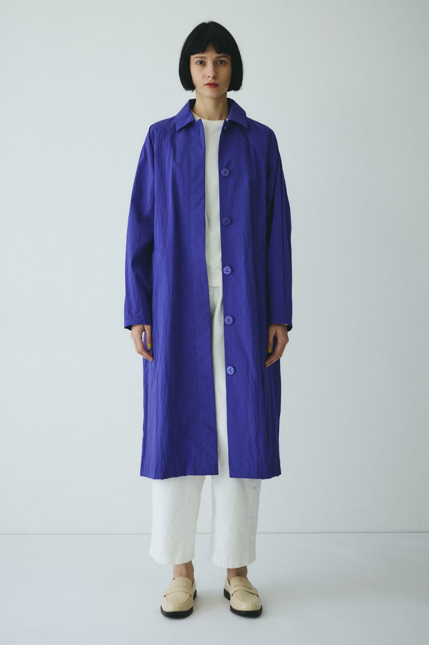 ［予約］Soutien collar coat BLU FREE