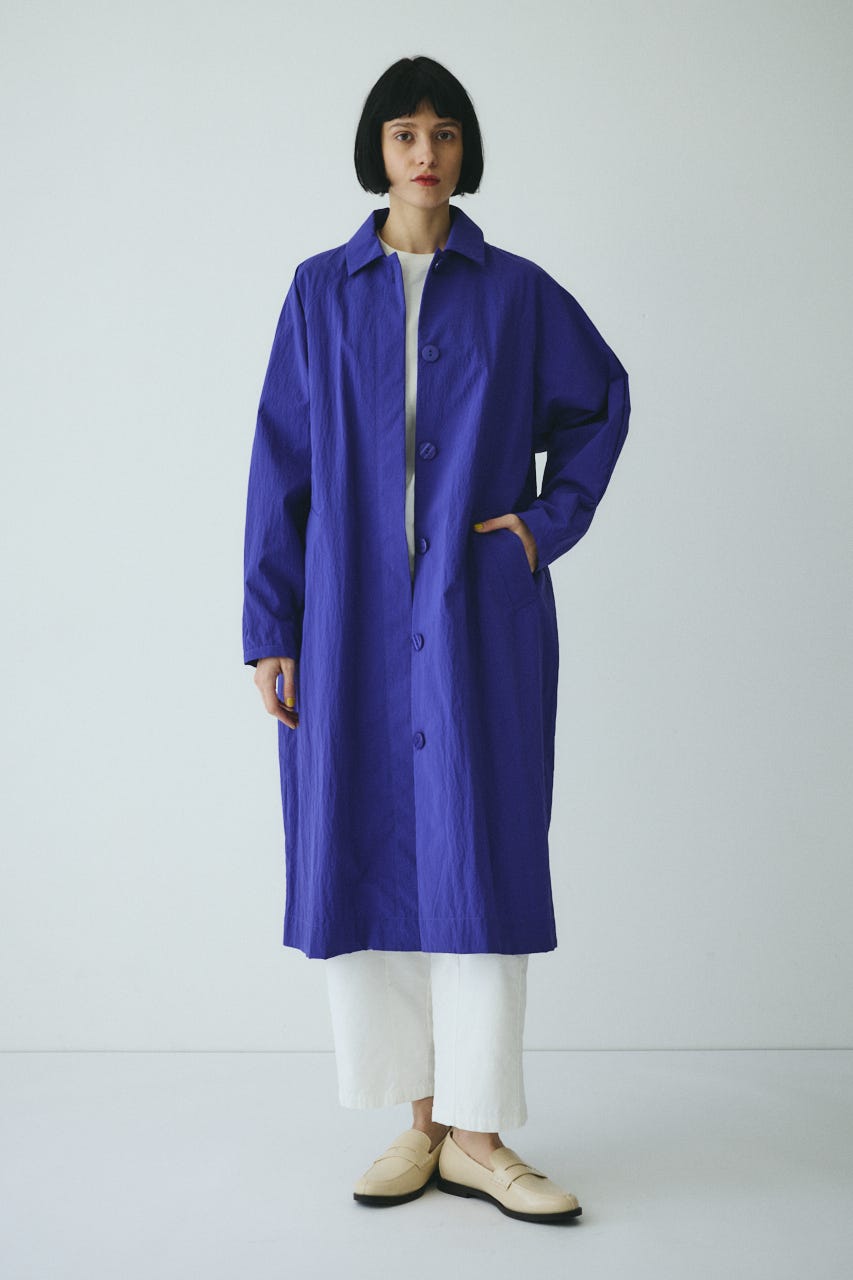 ［予約］Soutien collar coat BLU FREE