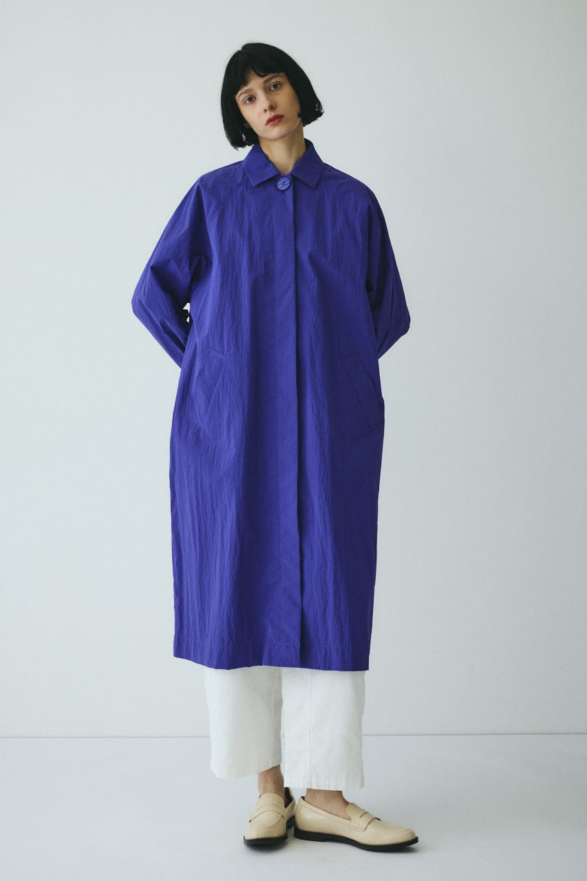 ［予約］Soutien collar coat BLU FREE