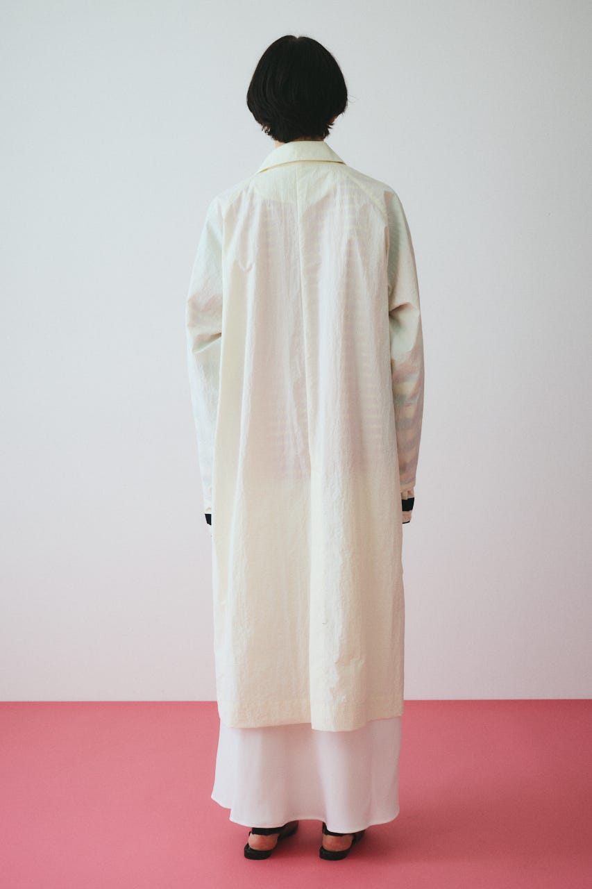 ［予約］Soutien collar coat O/WHT FREE