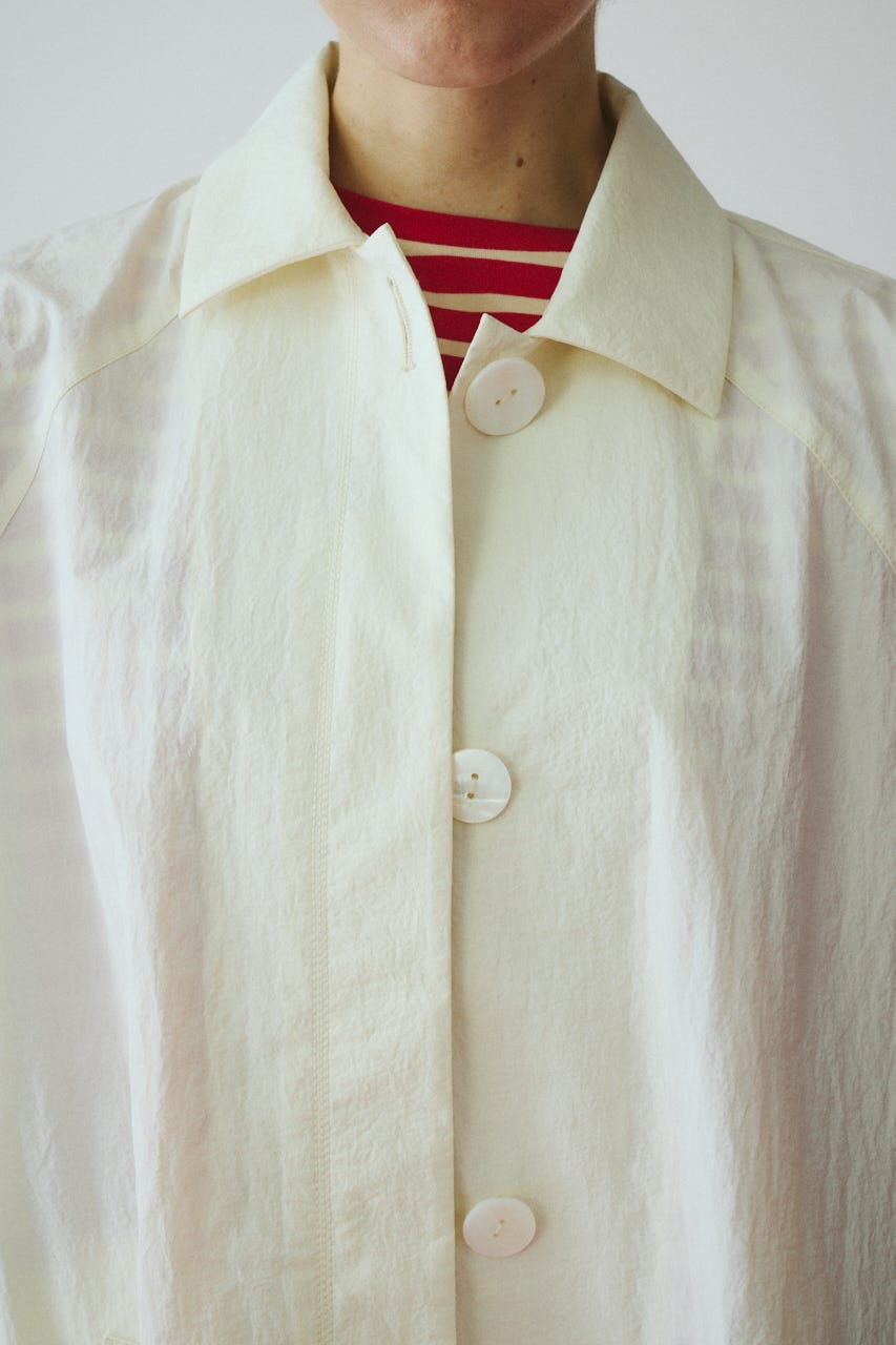 ［予約］Soutien collar coat O/WHT FREE