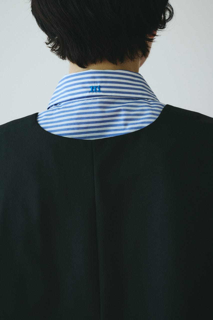 ［予約］A line vest BLK FREE