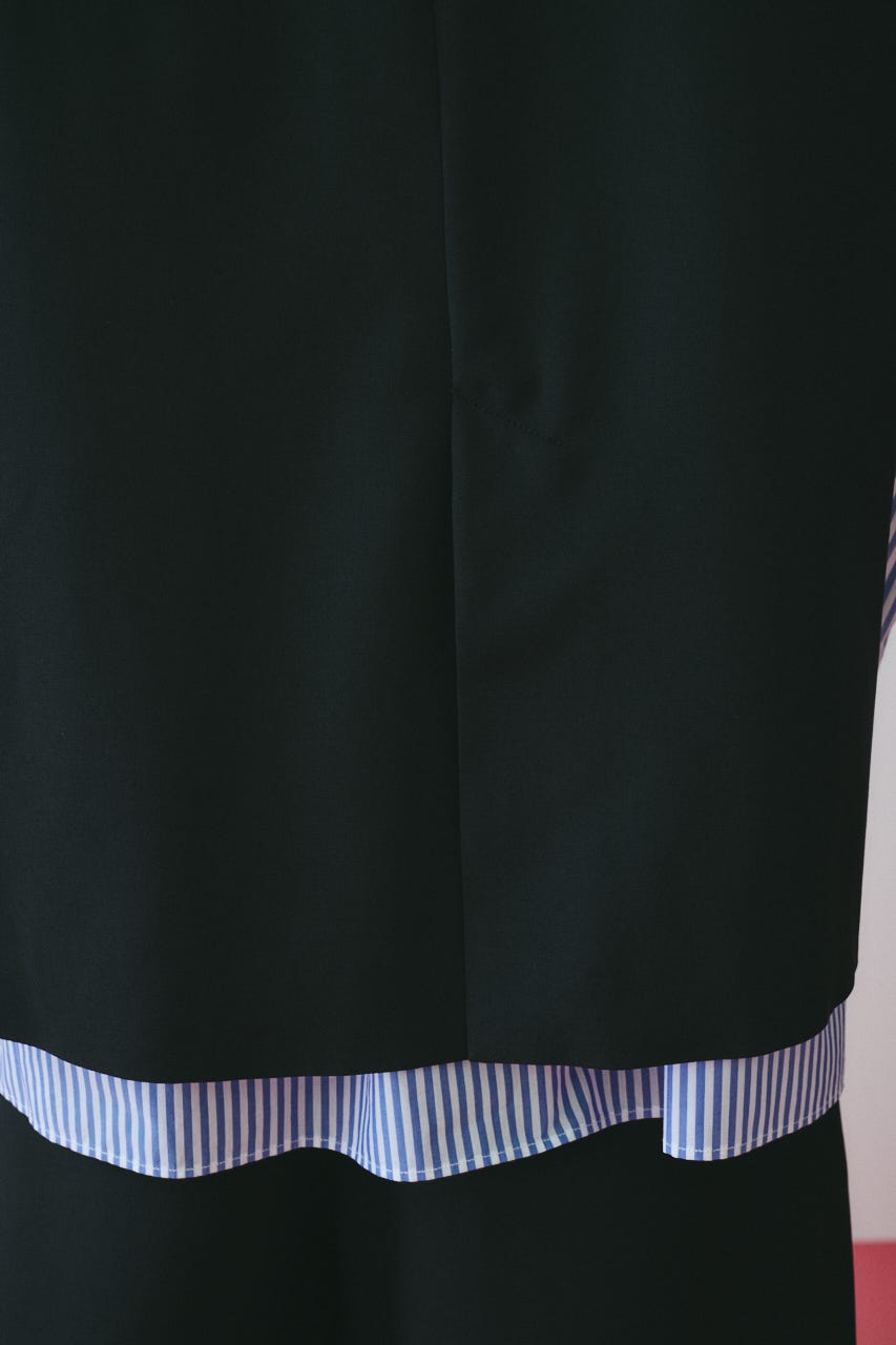 ［予約］A line vest BLK FREE