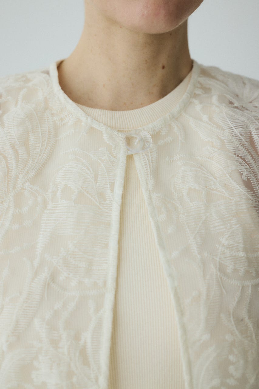 Lace vest O/WHT FREE