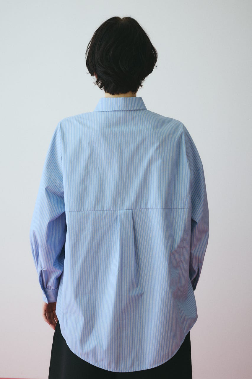 ［予約］Switching shirt 柄BLU FREE