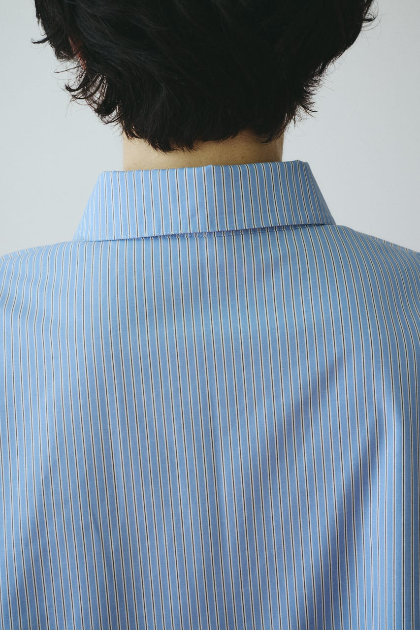 ［予約］Switching shirt 柄BLU FREE