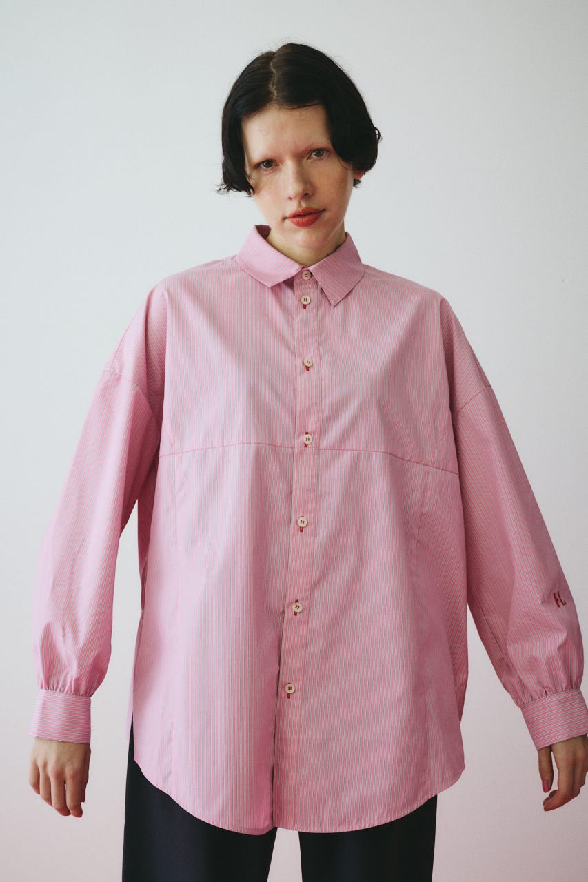 ［予約］Switching shirt 柄PNK FREE