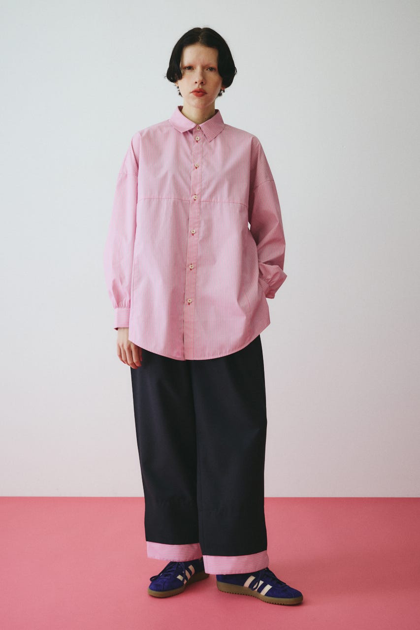 ［予約］Switching shirt 柄PNK FREE