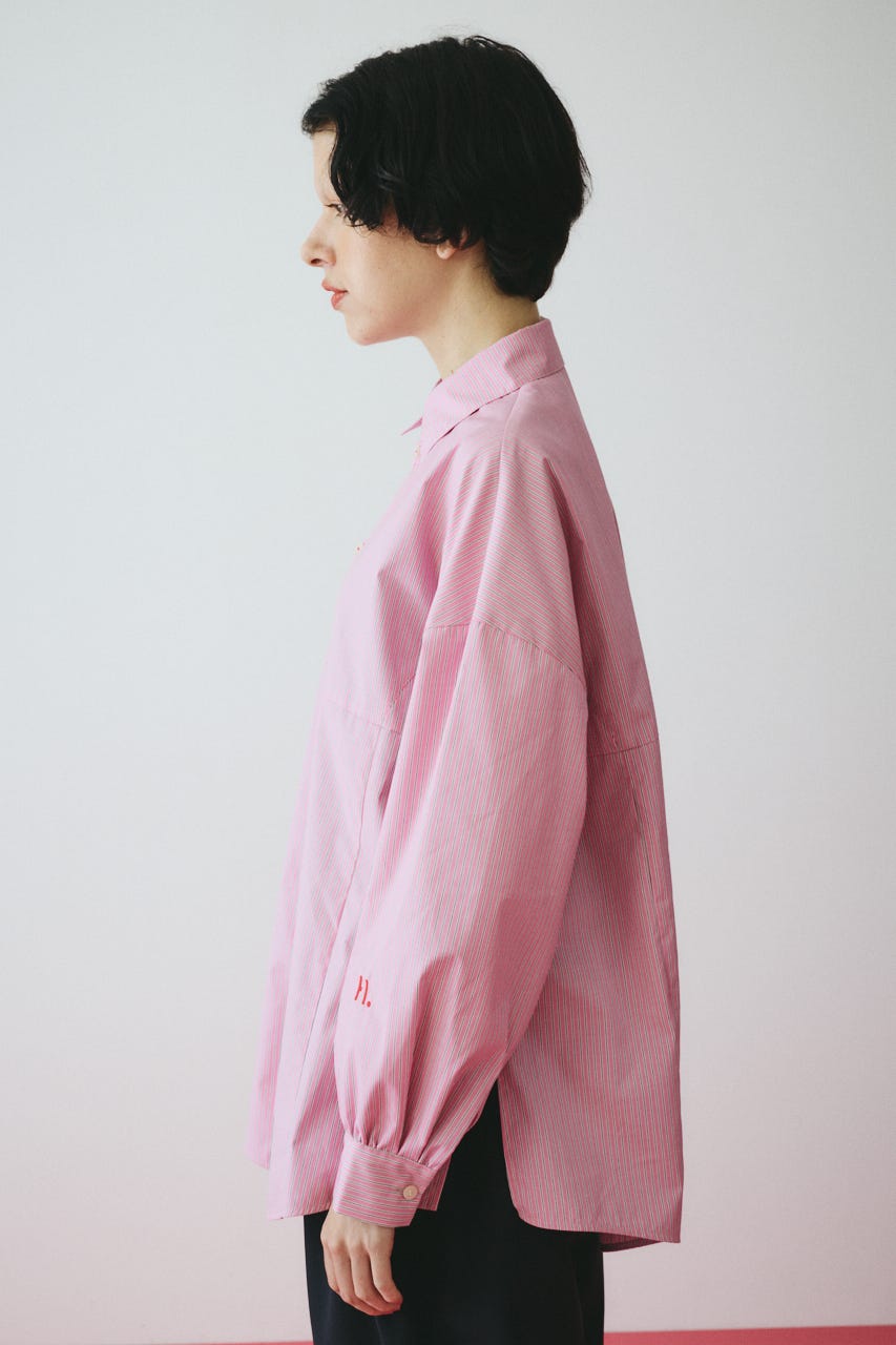 ［予約］Switching shirt 柄PNK FREE