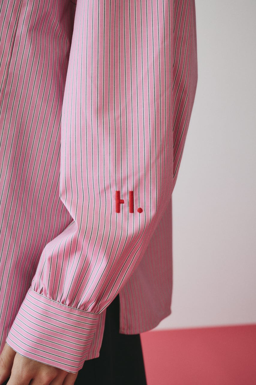 ［予約］Switching shirt 柄PNK FREE