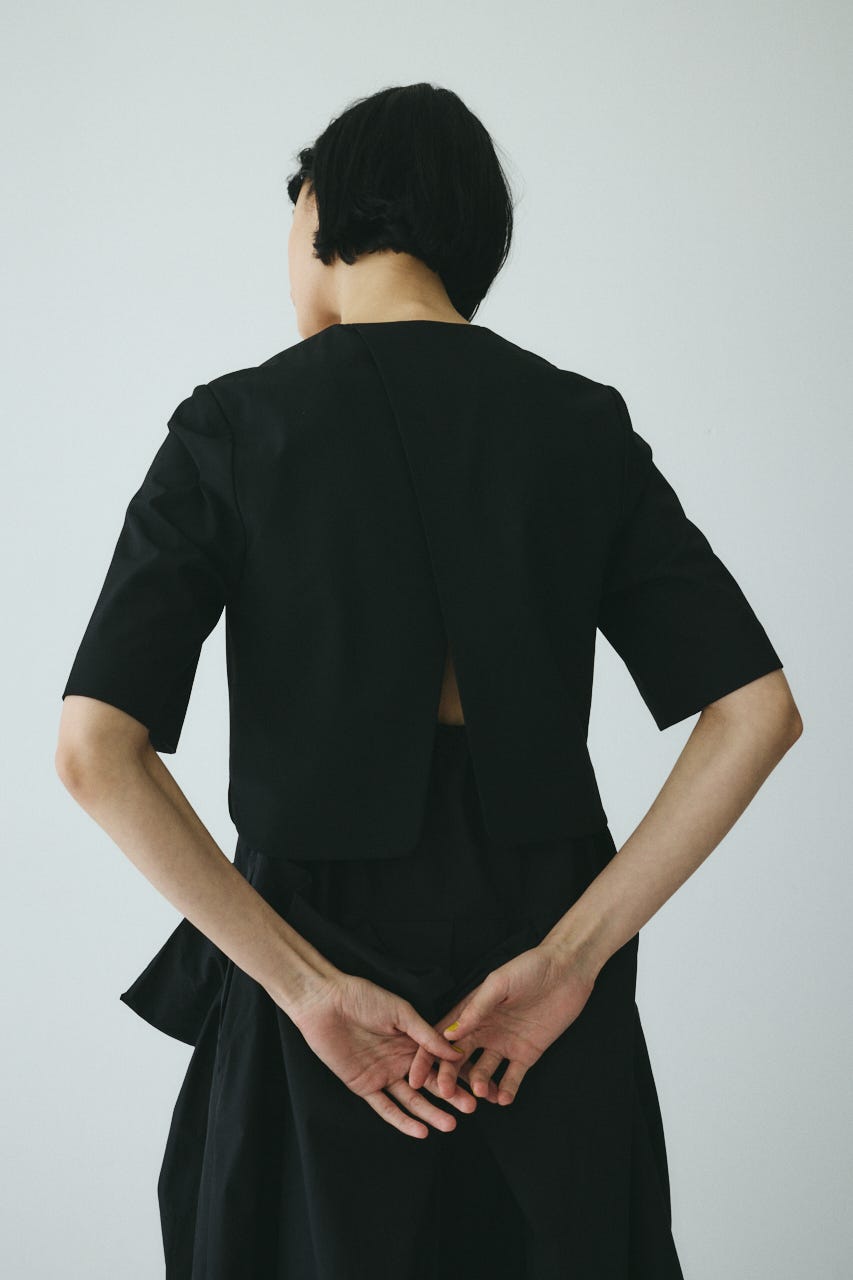 CLO Round hem half sleeve JK BLK 36