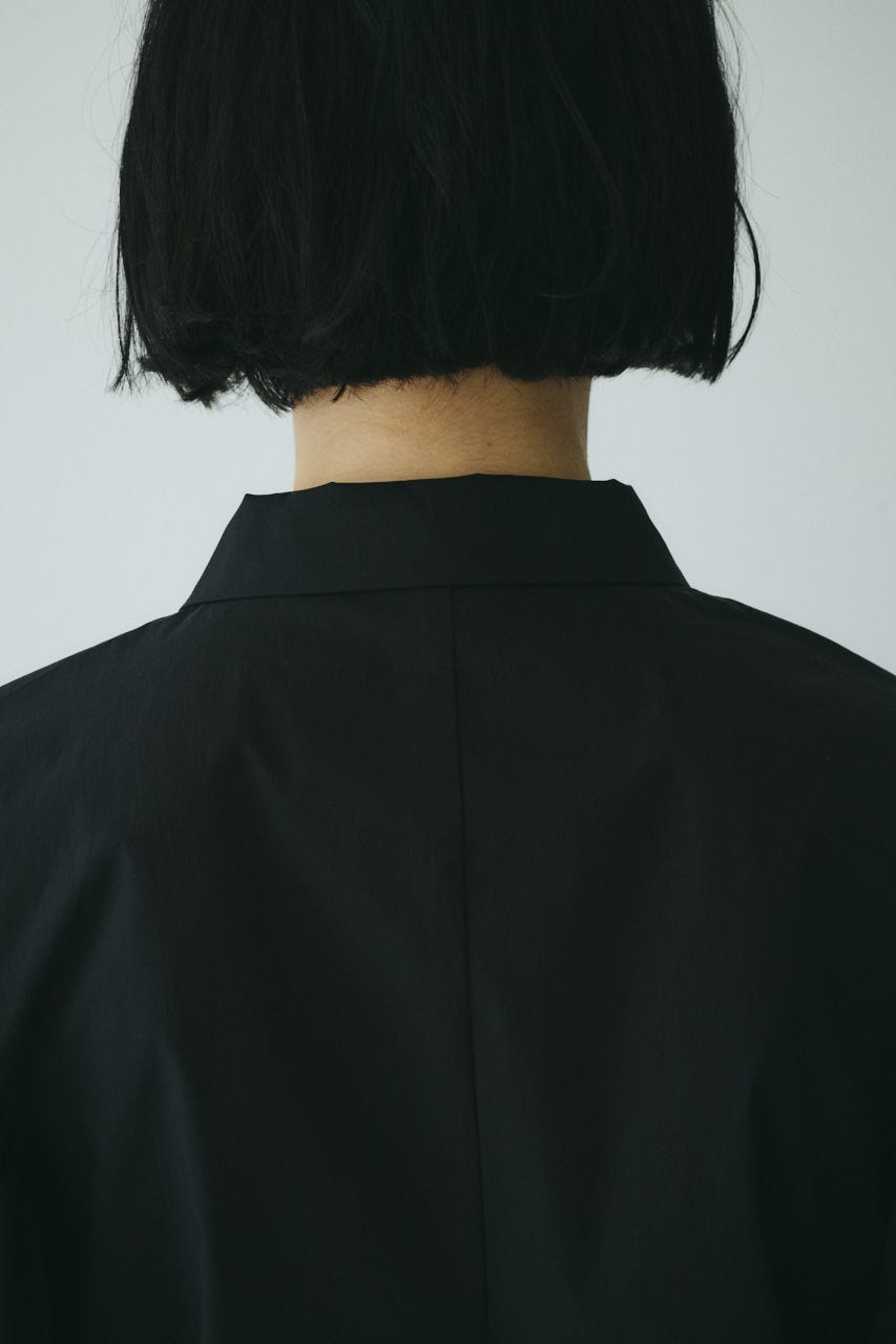 CLO Round hem balloon blouse BLK FREE