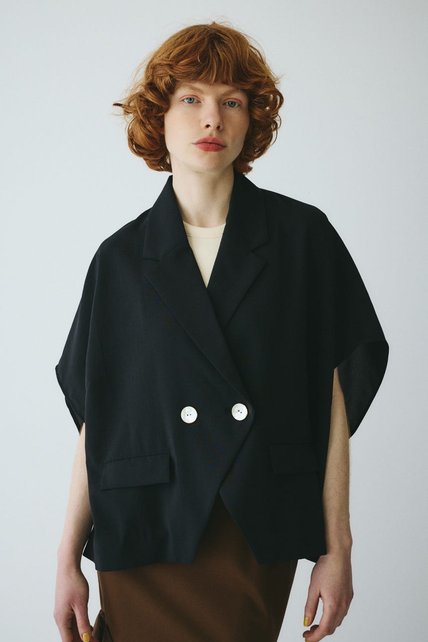 Relax half sleeve jacket BLK FREE