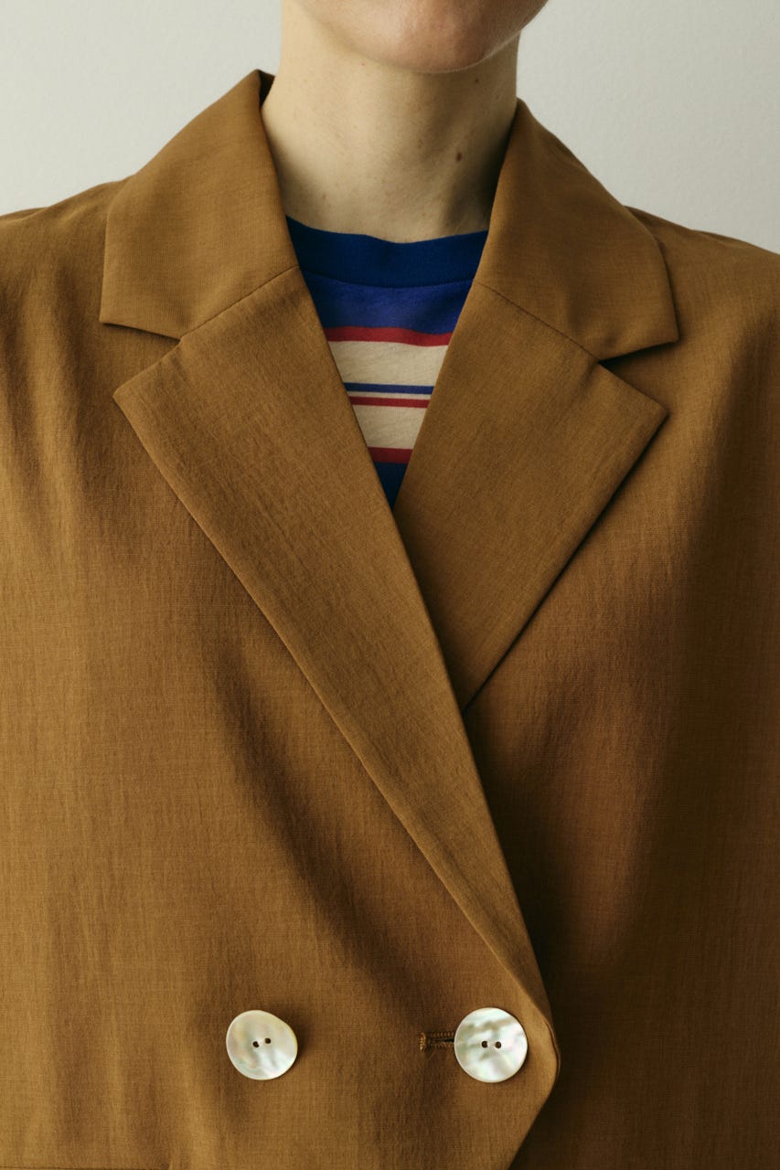 Relax half sleeve jacket BRN FREE