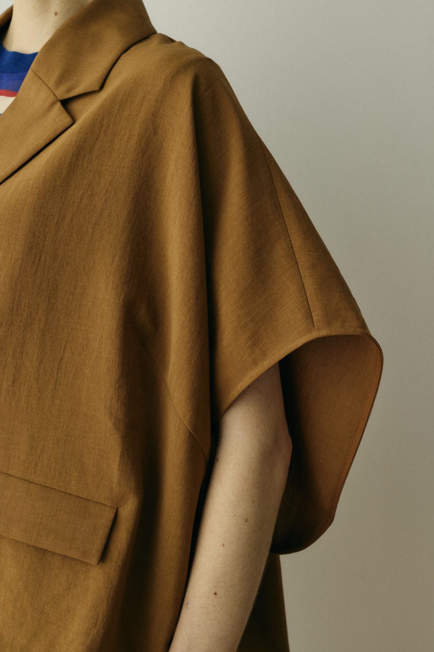 Relax half sleeve jacket BRN FREE