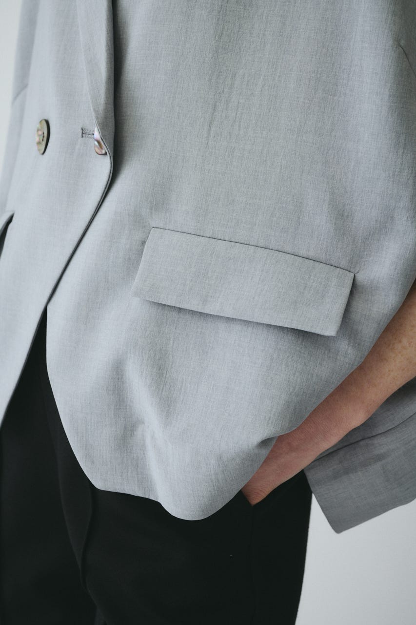 Relax half sleeve jacket GRY FREE