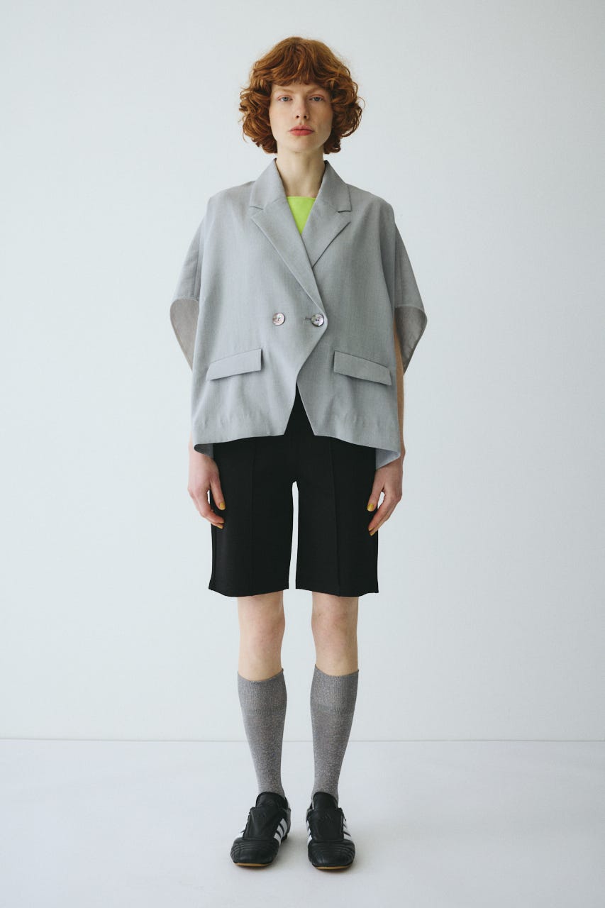 Relax half sleeve jacket GRY FREE