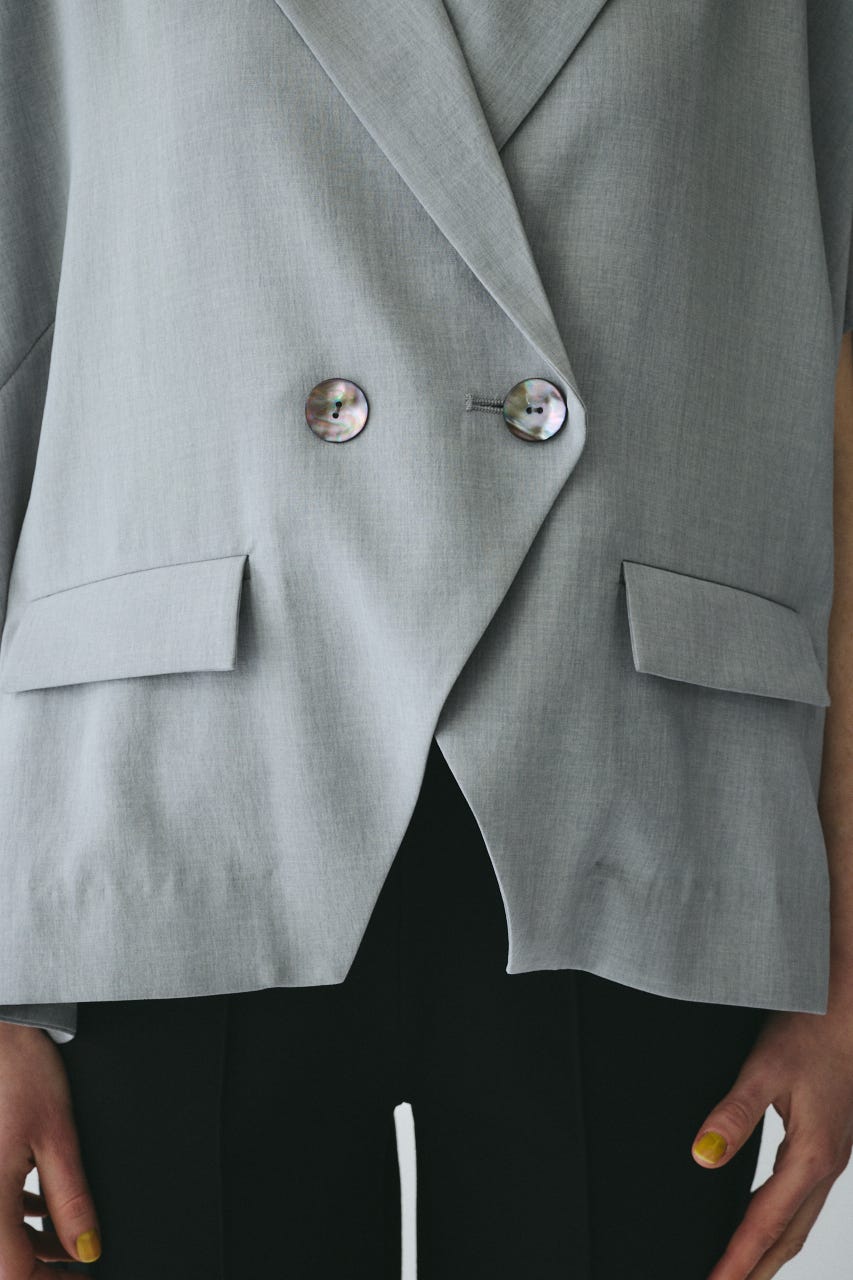 Relax half sleeve jacket GRY FREE