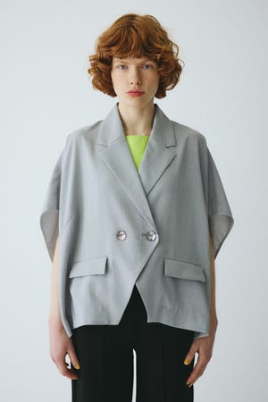 Relax half sleeve jacket