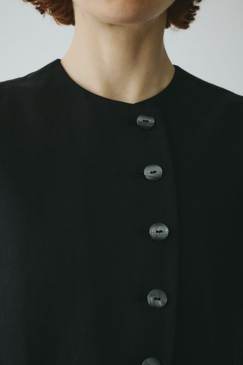 ［予約］Circle switch vest BLK FREE