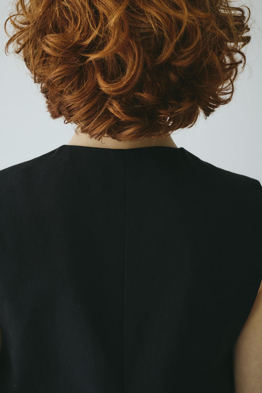 ［予約］Circle switch vest BLK FREE