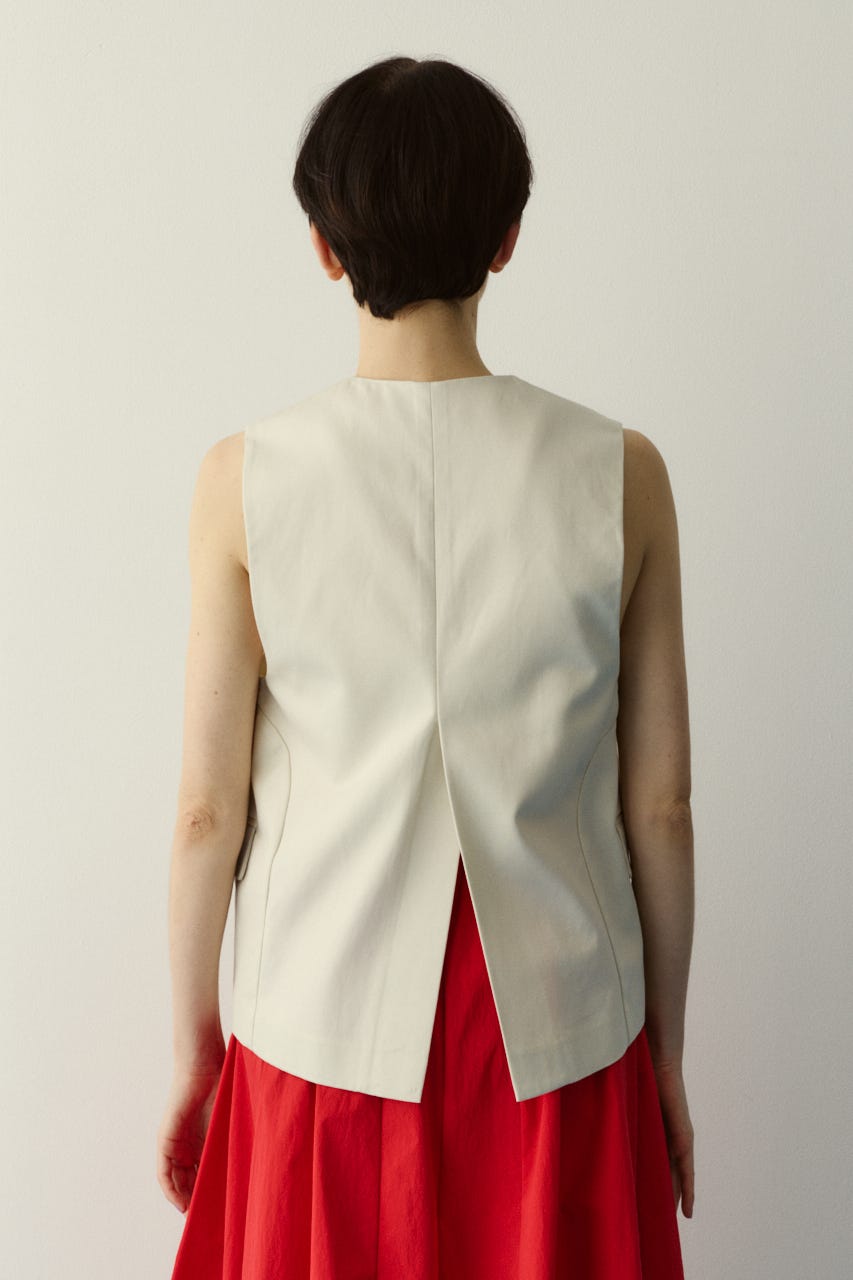 ［予約］Circle switch vest O/WHT FREE