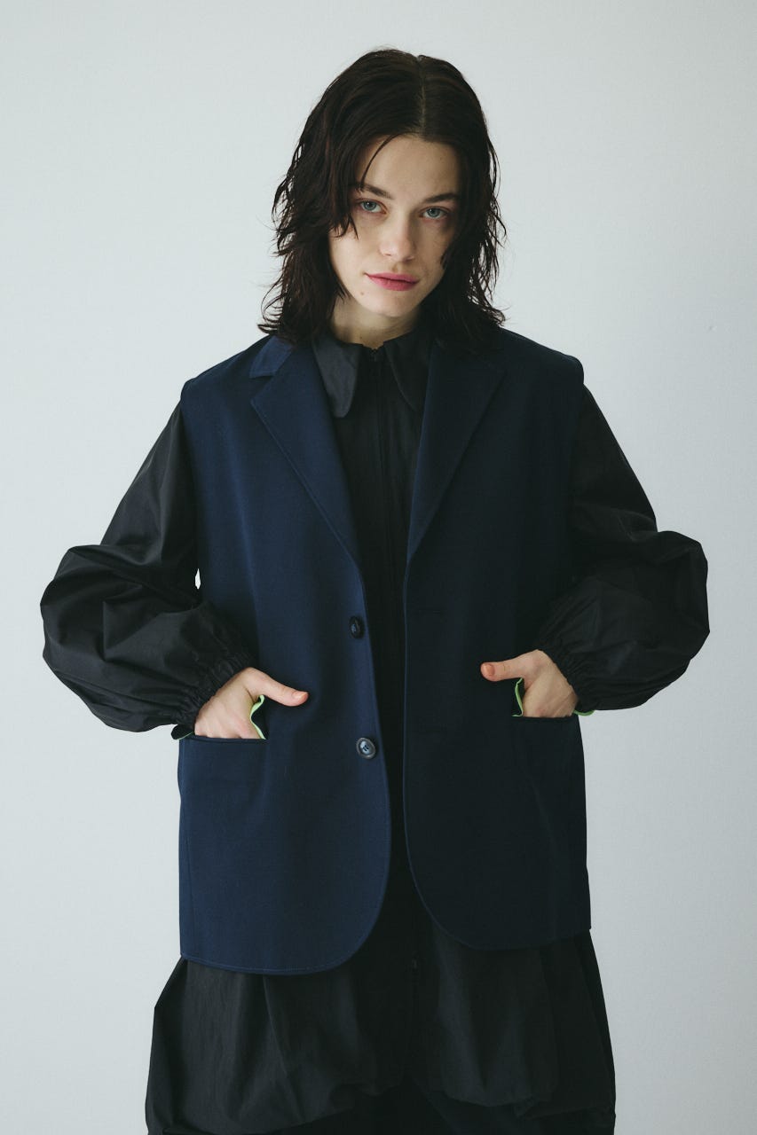 ［予約］Big vest NVY FREE