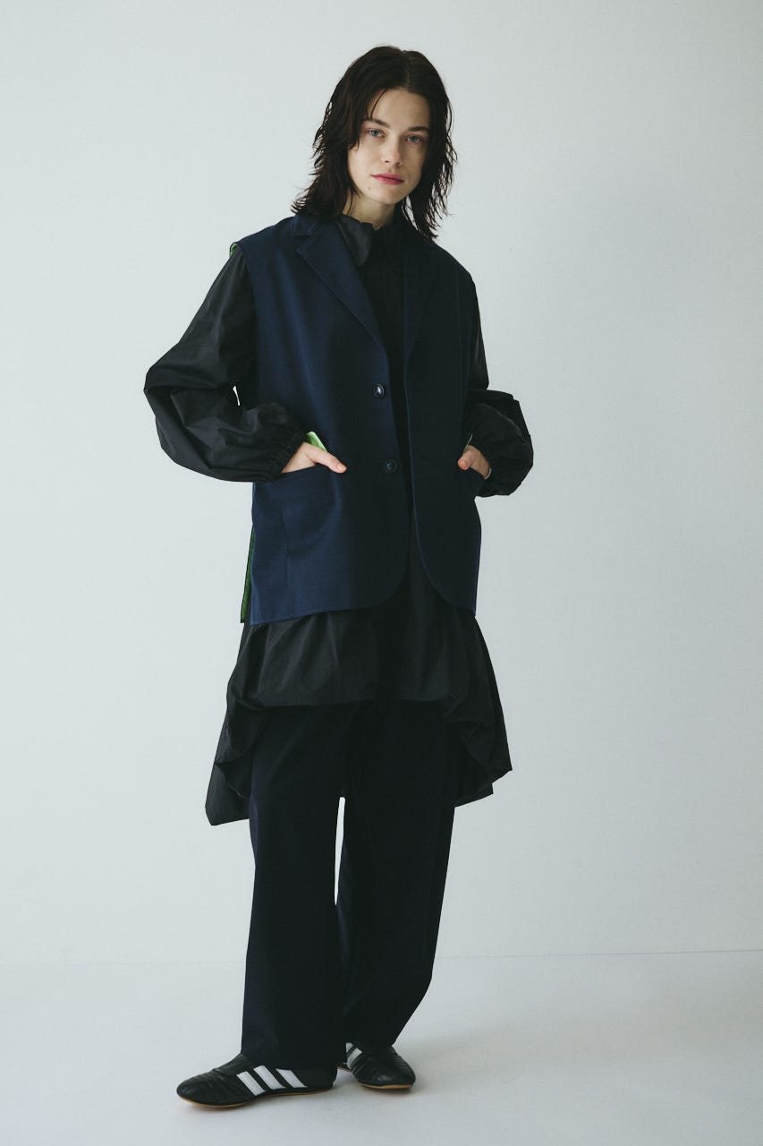 ［予約］Big vest NVY FREE