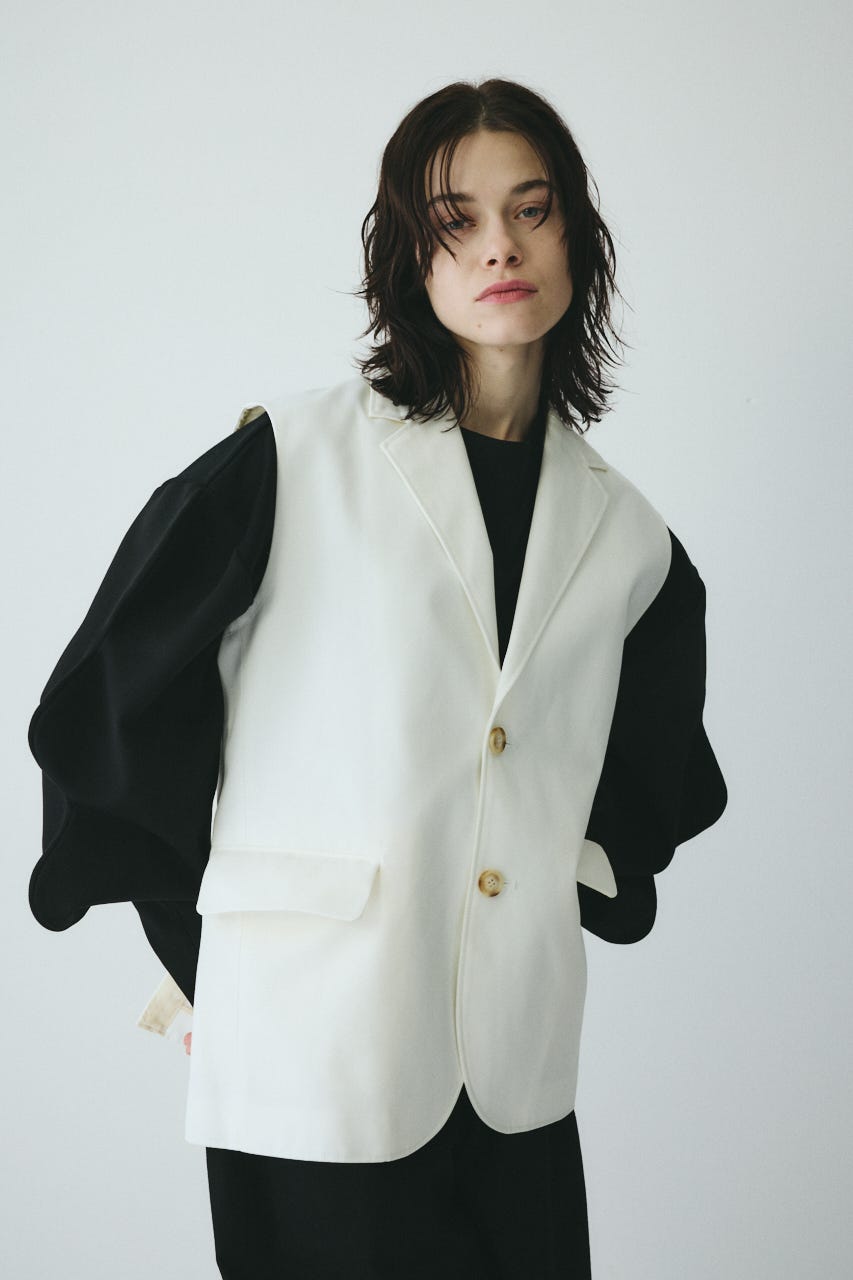 ［予約］Big vest WHT FREE