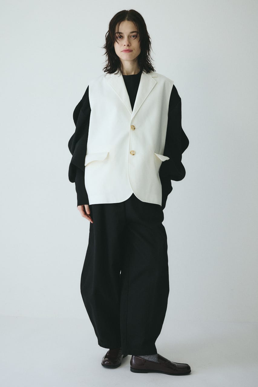［予約］Big vest WHT FREE