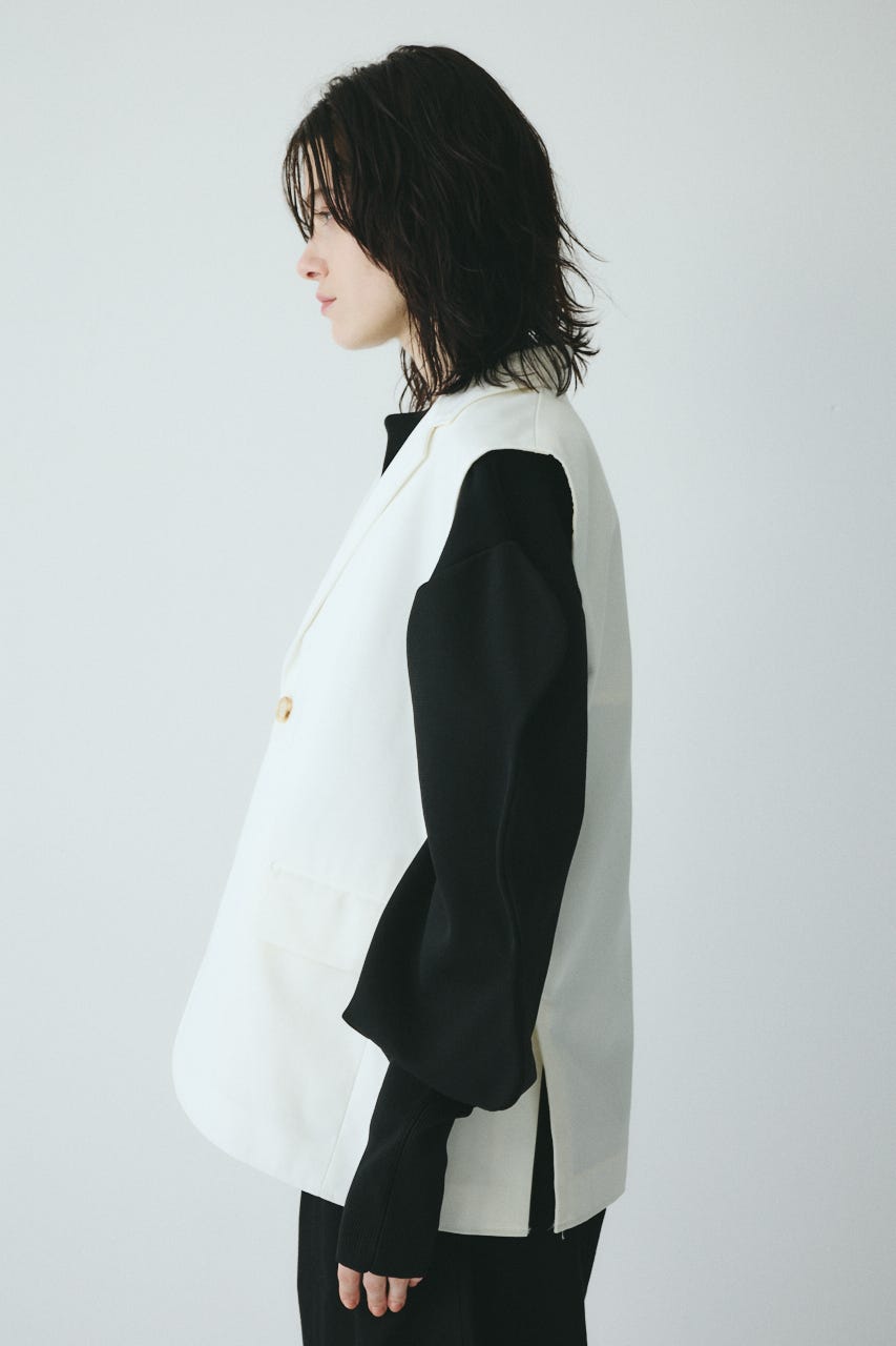［予約］Big vest WHT FREE