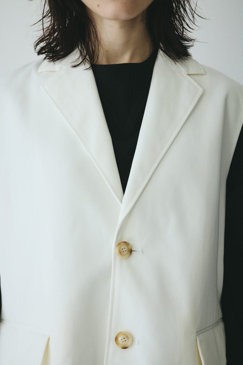 ［予約］Big vest WHT FREE