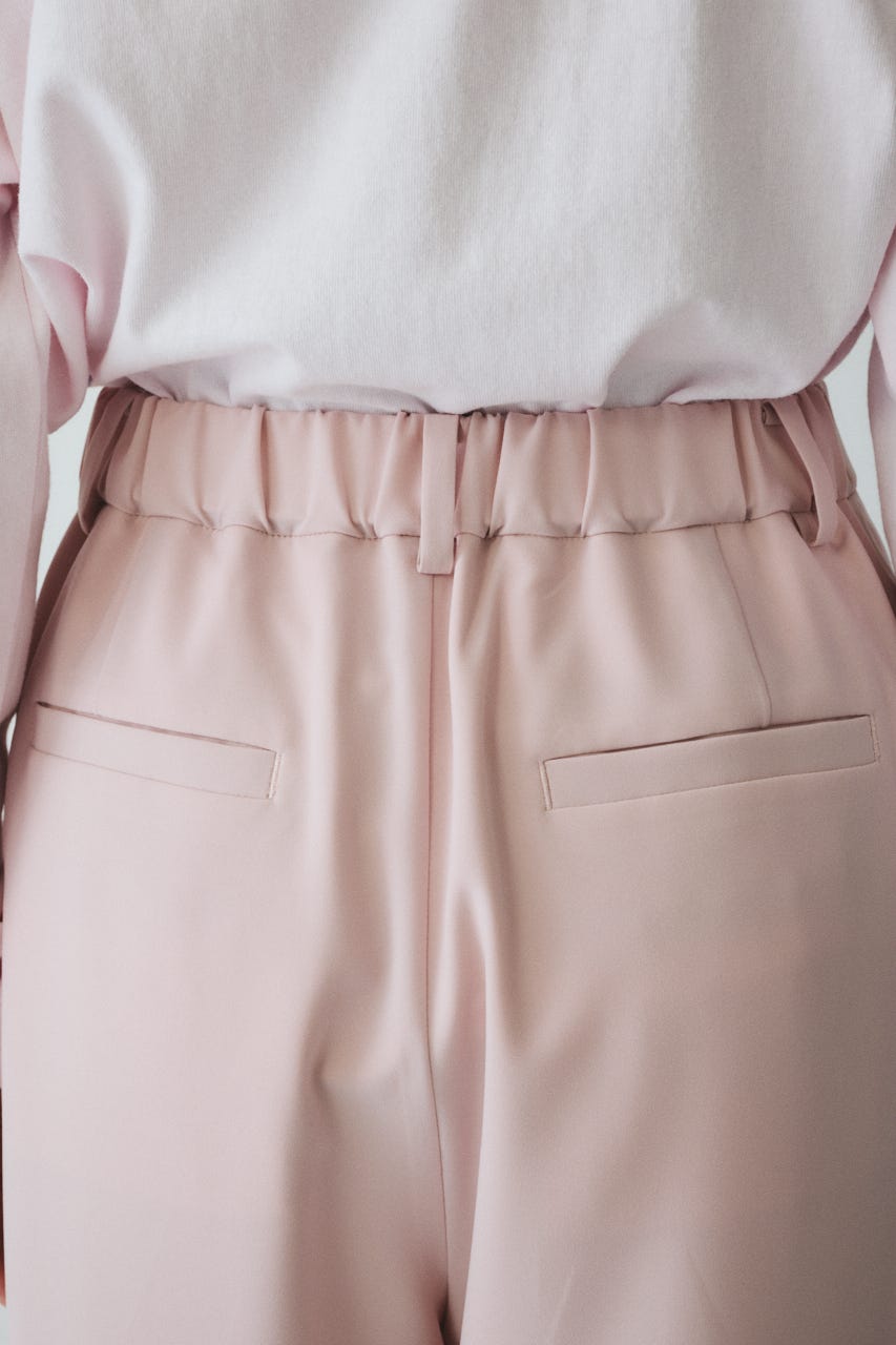 ［予約］Straight tuck pants L/PNK 38